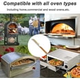 thumbnail image 3 of Pizza Oven Brush with Scraper and Ergonomic Silicone Handle, Keeps Your Oven Spotless, Portable Brass Bristles Pizza Stone Brush, Come with Installation Tool, Outdoor Pizza Oven Accessories, 3 of 9