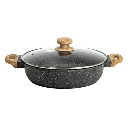 

Simplicity Prairie Signature Cast Aluminum 4-Quart Everyday Pan Charcoal Speckle