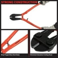 thumbnail image 3 of Stalwart 18-Inch Bolt Cutter Cuts 5/16-Inch Chains, Wires, Bolts and Locks, 3 of 13