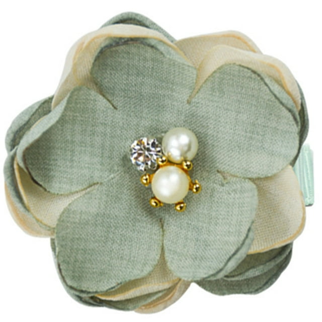 Pince à Cheveux Fleur Sans Pli, Barrette Décorative Fleur, Épingle Crocodile