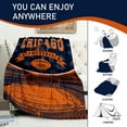 thumbnail image 4 of Football Team Color Throw Blanket 50x60 Inches Flannel City Football Blanket Gift for Men Women Boys Kids Fans Cozy Sofa Leightweight Warm Travel Blanket Decor for Bedroom Living RoomRED, 4 of 5