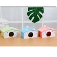thumbnail image 3 of Hamster House Toy Plastic Fun Handmade Hamster Cage Hideout Small Animal House, 3 of 10