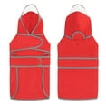 thumbnail image 4 of HDE Dog Raincoat with Clear Hood Poncho Rain Jacket for Small Medium Large Dogs Red S, 4 of 7
