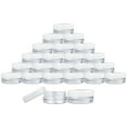 thumbnail image 6 of Beauticom 2000 Pieces High Quality 3 Gram 3 ml (0.1 oz) Plastic Round Cosmetic Beauty Makeup Sample Jars (White Lid), 6 of 7