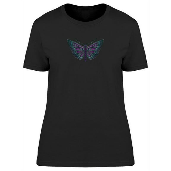Beautiful Greenish Butterfly  T-Shirt Women -Image by Shutterstock, Female 3X-Large