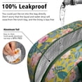 thumbnail image 5 of Lunch Bag Lunch Box for Women Reusable Insulated Lunch Cooler Bags,Large Capacity for Work Travel Picnic,Water-Resistant Botanical Leaves Floral Lunch Tote Bag Gifts for Woman Mom Dark-green, 5 of 6