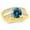 Yellow Gold, variant on 1 to 3 Carat Blue Diamond Classic Channel Set Wedding Set Bridal Band & Diamond Engagement Ring w/a 1 Ctw Blue Diamond Heirloom Quality Center White Gold 1 Carat Size: 9