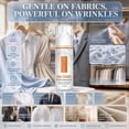 thumbnail image 3 of Instant Wrinkle Release Spray for Clothes, Anti Static Fabric Spray, 150ml Travel Size, Wrinkle Remover for Shirts Dresses(2Pcs), 3 of 6