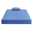 thumbnail image 2 of 7-inch Full Size Blue Polyester Fabric - Gel-Infused Memory Foam for Customized Support - Bedroom Use / Enjoy Breathable and Comfortable Sleep, 2 of 6