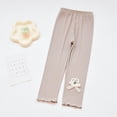 thumbnail image 6 of LYMAYTER ‌‌‌Girls Toddler Cotton Ankle Leggings for 1-9Y Stretchy Warm Breathable Tights Pants, 6 of 7