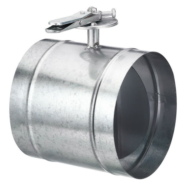 Uxcell 8" HVAC Duct Manual Volume Damper with Sleeve Airflow Backdraft