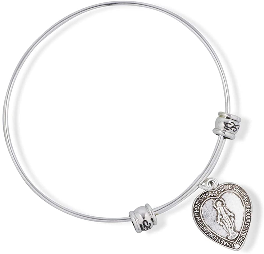 Virgin Of Guadalupe Medal Bracelet - Religious Jewelry With Image Of Our Lady Of Guadalupe