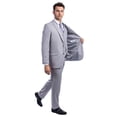 thumbnail image 4 of Men's 3pc Solid Suit, Notch Lapel, 4 of 4