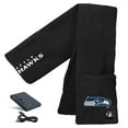 thumbnail image 2 of ActionHeat Black Seattle Seahawks 5V Battery Heated Scarf, 2 of 5