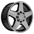 thumbnail image 3 of OE Wheels CV91A 20 Inch Rim Fits Silverado 2500/3500 Style 8x165.1 20x8.5 Gloss Black Machined - Hollander 5503 (1), 3 of 5