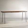 thumbnail image 4 of Jofran Nature's Edge Solid Wood 79" Modern Live Edge Dining Table, 4 of 7
