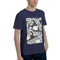 thumbnail image 2 of Bingfone Skull And Palm Leaves Men'S Loose Fit Short-Sleeve Pocket T-Shirt, 2 of 7