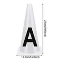 thumbnail image 5 of sunsanly 4/ 8 Pcs Dressage Cones Stackable Equestrian Training Cones Set with Letters Sign Easy Setup Dressage Cones for Equestrian Practice Events, 5 of 7