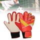 thumbnail image 3 of Guantes de portero de fútbol para niños, antideslizantes, prácticos, con protección para los dedos, a la moda Rojo, 3 of 9