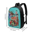 thumbnail image 3 of Gorillaz Laptop Backpack With Usb Charging Port Travel Backpack Computer Bag 17 Inch School Bookbag For Adult Teen, 3 of 9