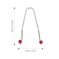 thumbnail image 4 of Miangastore Car Headrest Hangers Stainless Steel Rhinestone 4Pcs 12x7cm, 4 of 8