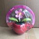 thumbnail image 3 of Adorno de coche rojo, bailarina Solar de coche, estatuilla de decoración floral, adorno de coche, adorno de coche de energía Solar en Pla, 3 of 4