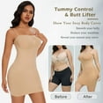 thumbnail image 5 of ANYFIT WEAR Strapless Shapewear Slip for Women Tummy Control Body Shaper Under Dress Seamless Lingerie with Removable Straps, 5 of 9