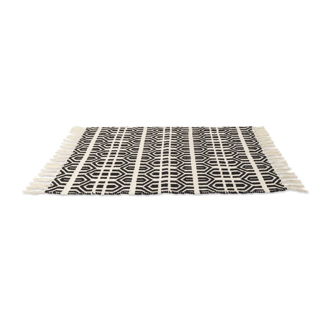 Thyme & Table Geo Floormat, Black & White