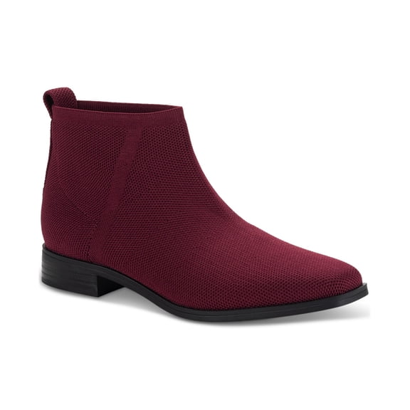 Style Co. Womens Barriee Knit Booties Red 6.5M