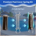 thumbnail image 4 of 6Pack Pool Winter Cover Spring with Pool Protective Spring Cover with Stopper D Ring & Vinyl Spring Sleeves, 4 of 6