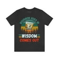 thumbnail image 2 of Bourbon Goes In Wisdom Comes Out Vintage Sunset Drink Gift Tshirt S-3XL, 2 of 3