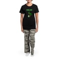thumbnail image 4 of CafePress - Irish Rugby Women's Dark Pajamas - Women's Short Sleeve Print T-Shirt and Pants Dark Cotton Pajama Set, 4 of 7