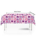 thumbnail image 2 of KUAZOU Love Heart Tablecloth - 72x54 Inches Pink and Red Hearts Plastic Table Cloth Disposable Rectangle Table Cover for Valentines Day Anniversary Engagement Party Decorations Supplies(A), 2 of 5