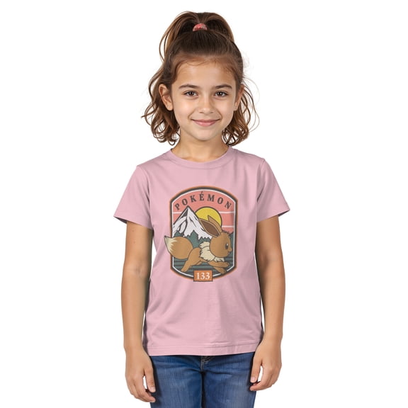 Girl's Pokemon Eevee 133 Graphic T-Shirt