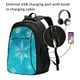 thumbnail image 2 of Easygdp Christmas Snow Mochila para Laptop de Viaje con Puerto USB, Mochila para Laptop con Puerto de Carga USB para Mujeres y Hombres, 2 of 7