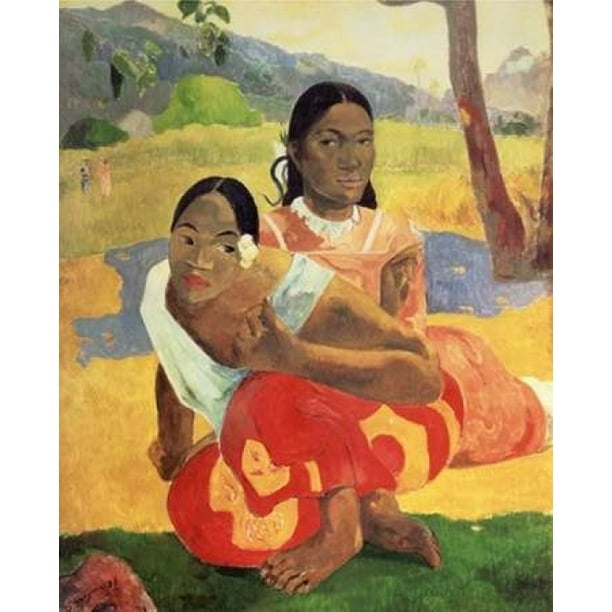 When Will You Marry Poster Print by Paul Gauguin (24 x 30)