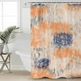 thumbnail image 2 of Small Stall Shower Curtain 36x72 Inch Narrow Half Size Orange Blue Bath Curtains Bathroom Decor Minimalist Smear Abstract Art Painting Waterproof Fabric Shower Curtain Set with Hooks 36 Inch, 2 of 6