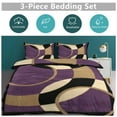 thumbnail image 2 of Geometric Circle Stripe Duvet Cover Set Themed Multicolor Polyester Bedding Set for Bedroom Decoration, 2 of 6