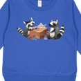 thumbnail image 3 of Inktastic Raccoon Tea Party Toddler Sweatshirt, 3 of 4