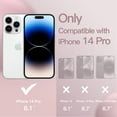 thumbnail image 2 of JETech Magnetic Silicone Case for iPhone 14 Pro 6.1-Inch, Compatible with MagSafe, Phone Cover with Camera Lens Full Protection (Pink), 2 of 6