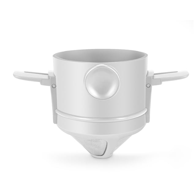 Meterk Folding Portable Hand Brewed Coffee Filter, Coffee Dripper Cone, For Drip Coffee And Tea With Stainless Steel Holder, No Filter Paper Ultra Fine Encrypted Filter