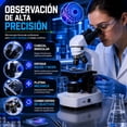 thumbnail image 3 of Microscopio Binocular Planacromatico Audiotek 10x-1000x Profesional, 3 of 6