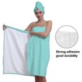 thumbnail image 5 of Colevkie 2 Pcs Women’s Bath Wrap Set,Adjustable Bath Skirt Shower Cap for Bathroom Spa Shower,Quick Drying and Absorbent, 5 of 8
