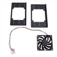 thumbnail image 2 of 3.5 Inch Hard Disk Bracket 3 Layers Holder Desktop Computer Case HDD Expansion Support Bracket B,1 x Hard Disk Bracket kit,Black, 2 of 8