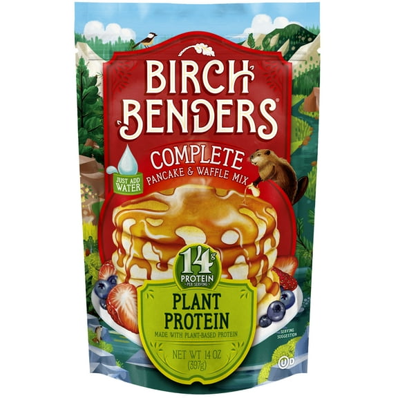 Birch Benders Plant Protein Pancake & Waffle Mix, 14oz