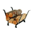 thumbnail image 1 of Enclume Country Home Log Basket Log Rack, Hammered Steel, 1 of 2