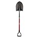 thumbnail image 3 of BOND MFG 21440 Fiberglass D-Handle Round Pointed Shovel, Red, 3 of 3