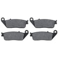 thumbnail image 1 of KMG Front + Rear Brake Pads Compatible with 1995-2003 Triumph Thunderbird - Non-Metallic Organic NAO Brake Pads Set, 1 of 4