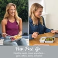 thumbnail image 3 of Bentgo Prep - 20-Piece 2-Compartment Reusable Meal Prep Containers with Lids, PFAS & BPA Free Materials, Durable, Microwave, Freezer, & Dishwasher Safe To Go Food Storage (Silver), 3 of 8