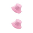 thumbnail image 3 of Sombrero tipo pescador Qarigey fácil de usar con máxima protección solar color rosa 2Conjunto, 3 of 6